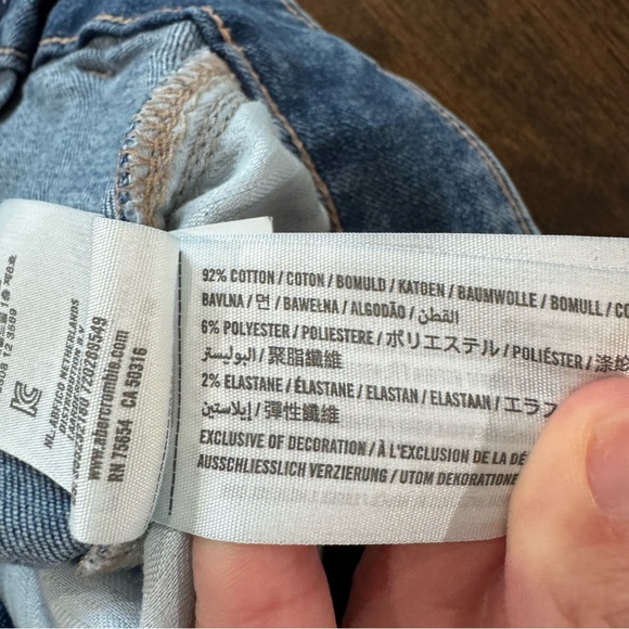 Hollister Ultra High-Rise Mom Jeans Hipster‎ Vintage Stretch - Picture 8 of 10